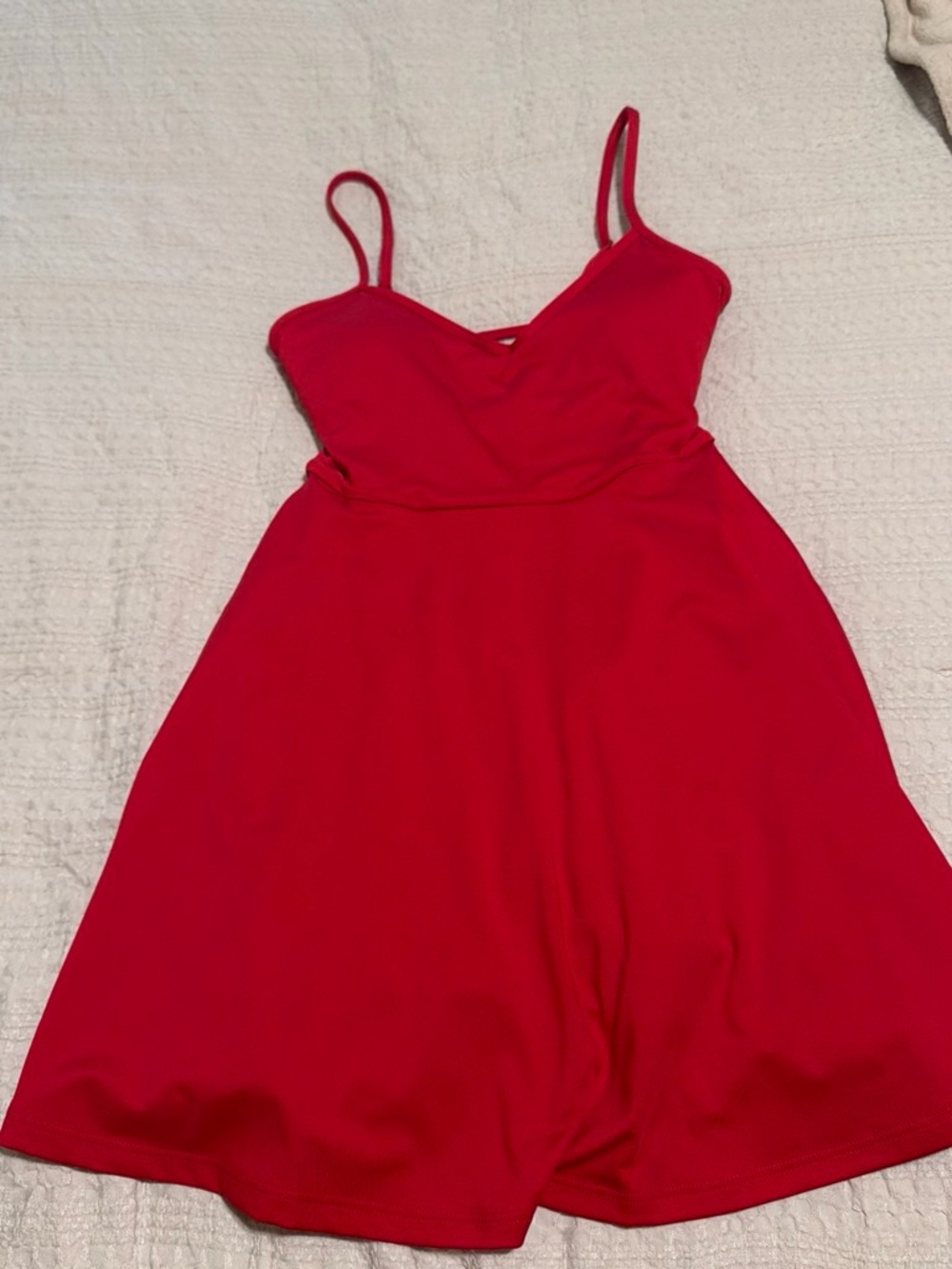 Gilly Hicks Red Spaghetti-Strap Mini Dress